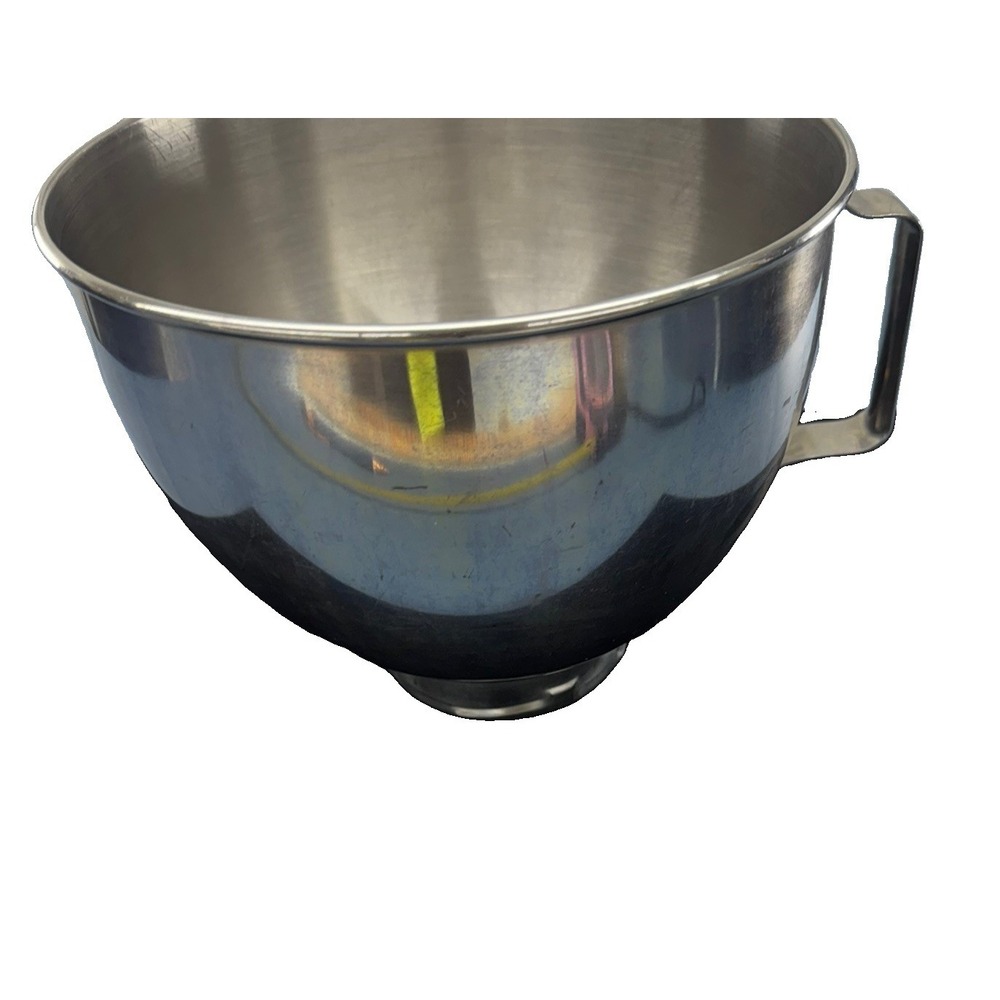 KitchenAid K45 Stand Mixer Bowl 4.5 Quart Stainless Steel Twist Lock Handle